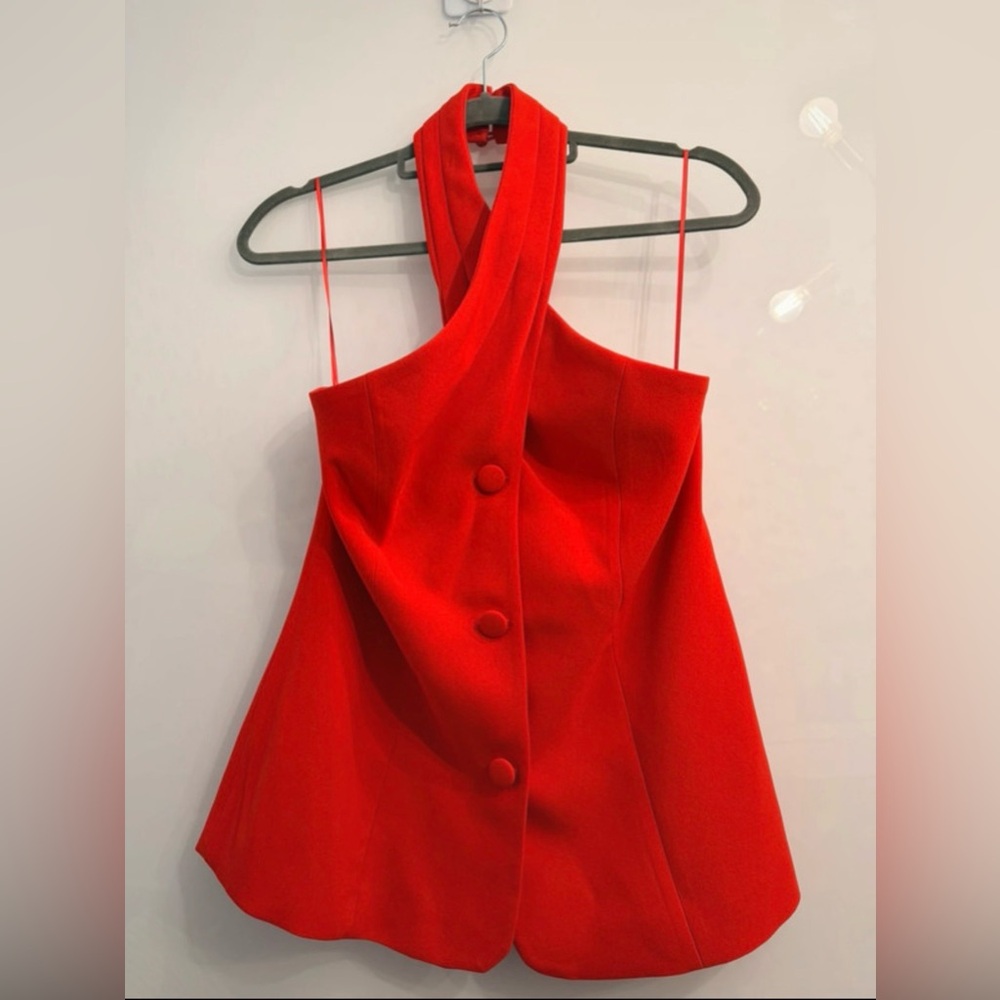 River Island Vibrant Red Top - Picture 7 of 8